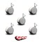 Service Caster 2.375 Inch MRI Safe Casters, 3/8 Inch Threaded Stem, Set of 5, 5PK SCC-TS02S60-TPR-GRY-381634-MRI-5 - alternate 3